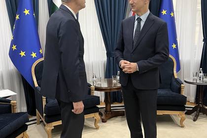 Прощална среща на посланик Петко Дойков с проф. д-р Джуро Мацут, министър-председател на Република Сърбия